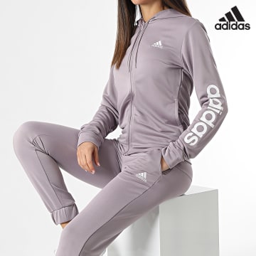 Adidas Performance - Chándal Mujer Linear IS0851 Morado