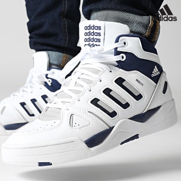 Adidas Sportswear - Baskets Montantes Midcity Mid IF6666 Footwear White Grey Two Dark Blue
