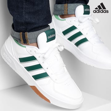 Adidas Sportswear - Baskets Courtbeat ID0502 Footwear White Core Green Grey Two