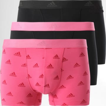 Adidas Sportswear - Set di 3 boxer 4A1M02 nero rosa