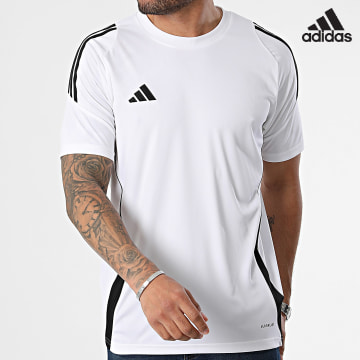 Adidas Sportswear - Tiro24 IS1019 Maglietta a righe bianca