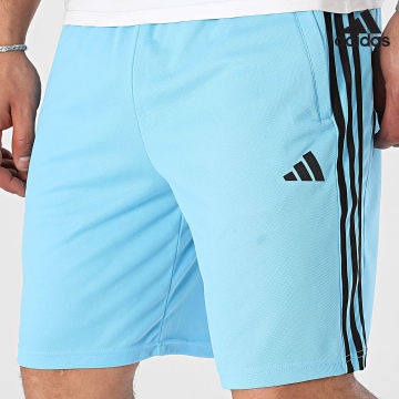 Adidas Sportswear - Short Jogging A Bandes IR9151 Bleu Clair