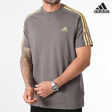 Adidas Sportswear - Maglietta a 3 strisce IS1334 Grigio