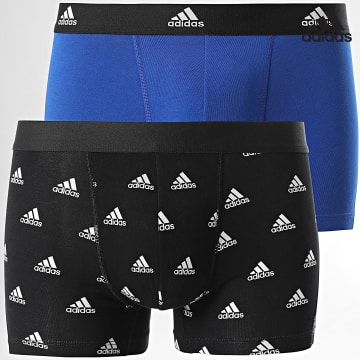 Adidas Sportswear - Set di 2 boxer nero blu reale 4A1M20