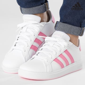 Adidas Sportswear - Scarpe da ginnastica Grand Court 2.0 K ID0734 Cloud White Bliss Pink Donna