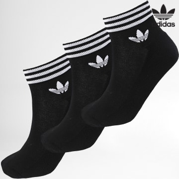 Adidas Originals - 3 Pares De Calcetines Cortos EE1151 Negro