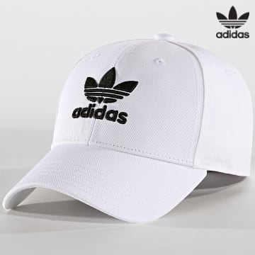 Adidas Originals - Cappello da baseball Classic Trefoil FJ2544 Bianco