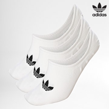 Adidas Originals - Lot De 3 Paires De Chaussettes Basses FM0676 Blanc