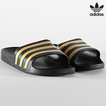 Adidas Originals - Chanclas Adilette Aqua EG1758 Negro Oro