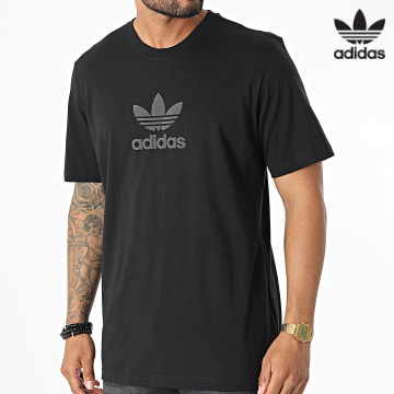 Adidas Originals - Camiseta Trefoil HS8893 Negro