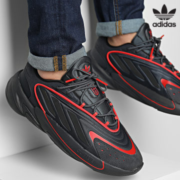 Adidas Originals - Ozelia Bayern Munchen HP7812 Carbon Core Black Red Zapatillas