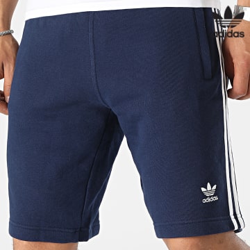 Adidas Originals - Pantaloncini da jogging a fascia blu navy IA6352