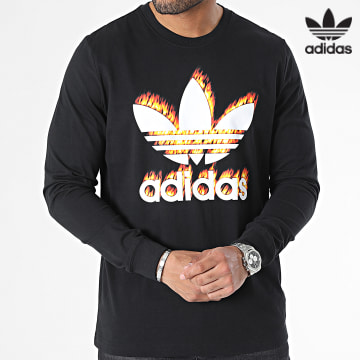 Adidas Originals - Tee Shirt Manches Longues Fire IL5196 Noir