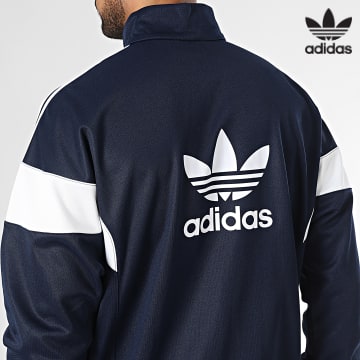 Adidas Originals - Veste Zippée A Bandes Cutline IM4517 Bleu Marine