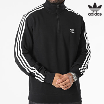 Adidas Originals - Sweat Zippé A Bandes 3 Stripes IL2503 Noir