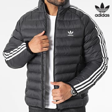 Adidas Originals - Doudoune A Bandes Padpuff Stand IL2565 Noir