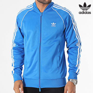 Adidas Originals - Veste Zippée A Bandes SST IL2493 Bleu