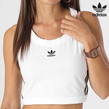 Adidas Originals - Débardeur A Bandes Femme IC6061 Blanc