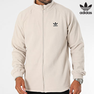 Adidas Originals - Sweat Zippé Polaire Trefoil IM4491 Beige