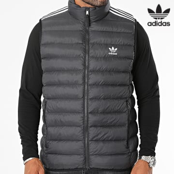 Adidas Originals - Doudoune Sans Manches A Bandes HZ0686 Noir