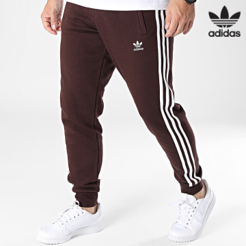 Adidas Originals - Pantalón de chándal 3 rayas IM2109 Marrón