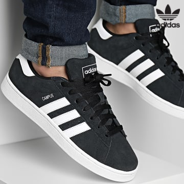 Adidas Originals - Zapatillas Campus 2 ID9844 Core Negro Calzado Blanco