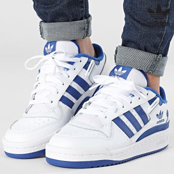 Adidas Originals - Baskets Femme Forum Low FY7974 Footwear White Royal Blue