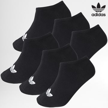 Adidas Originals - Lot De 6 Paires De Chaussettes Trefoil Liner IJ5624 Noir