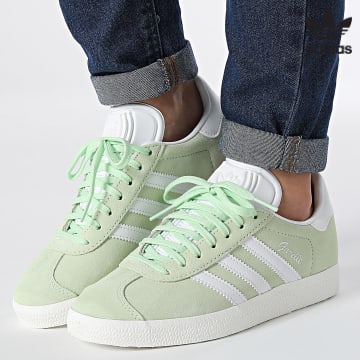 Adidas Originals - Gazelle Zapatillas Mujer IE0442 Semi Green Spark S24 Cloud White