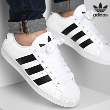 Adidas Originals - Pantalon Jogging A Bandes 3 Stripes IA4795 Gris Chiné 