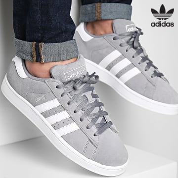 Adidas Originals - Zapatillas Campus 2 ID9843 Gris Calzado Blanco Core Negro