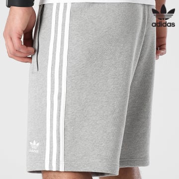 Adidas Originals - Short Jogging A Bandes 3 Stripes IU2340 Gris Chiné