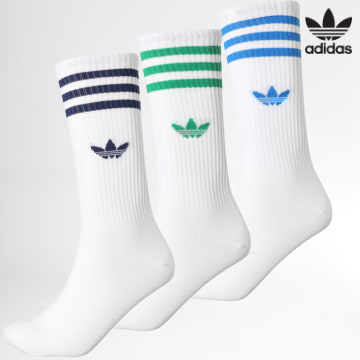 Adidas Originals - Lot De 3 Paires De Chaussettes IU2656 Blanc