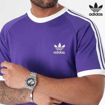Adidas Originals - Tee Shirt 3 Stripes IM9394 Violet