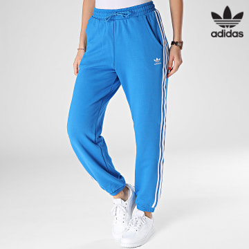 Adidas Originals - Pantaloni da jogging a fascia da donna IR8092 Blu