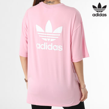 Adidas Originals - Tee Shirt Femme Trefoil IR8067 Rose