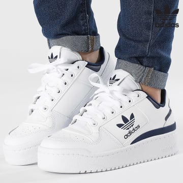 Adidas Originals - Forum Bold J IF1172 Footwear White Night Indigo Bright Blue Sneakers Donna