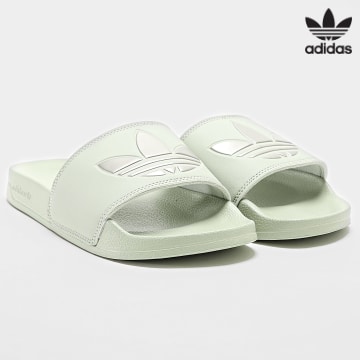 Adidas Originals - Claquettes Adilette Lite IE2991 Green Silver