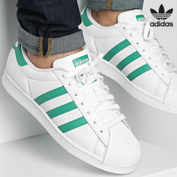 Adidas Originals - Cestini Superstar IF3654 Footwear White Semi Court Green Off White