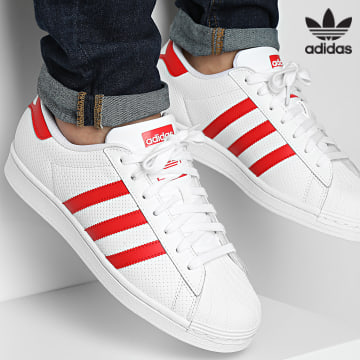 Adidas Originals - Baskets Stan Smith IF3653 Footwear White Better Scarlet