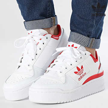 Adidas Originals - Forum Bold Zapatillas Mujer IF1173 Calzado Blanco Mejor Escarlata Rojo Brillante