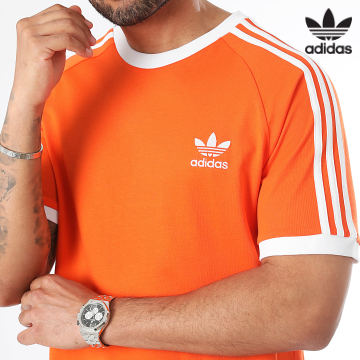 Adidas Originals - Camiseta 3 Rayas IM9382 Naranja