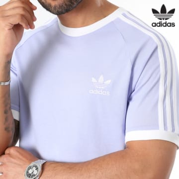 Adidas Originals - Maglietta a 3 strisce IS0614 viola chiaro