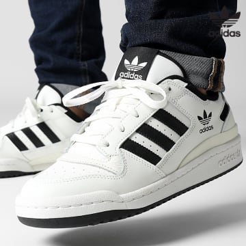 Adidas Originals - Baskets Forum Low IH7830 Core White Core Black