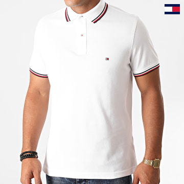 Tommy Hilfiger - Polo a manica corta Core Tommy Tipped 3080 Bianco