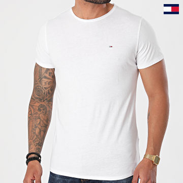 Tommy Jeans - Maglietta slim oversize Jaspe 9586 Bianco