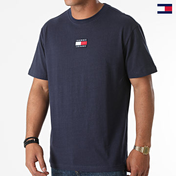 Tommy Jeans - Tommy Badge Tee Shirt 0925 blu navy