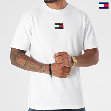 Tommy Jeans - Tee Shirt Tommy Badge 0925 Blanc