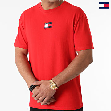 Tommy Jeans - Camiseta Tommy Badge 0925 Rojo
