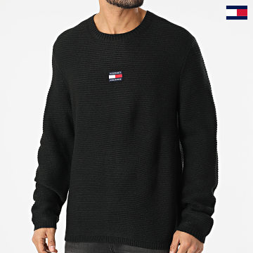 Tommy Jeans - Jersey Insignia Sólida 2206 Negro